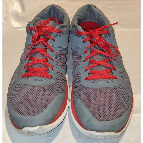 Nike Mens Flex 2014 Gray Red Lace Up Running Shoes Size 14 Sneakers 642791-003 - Picture 3 of 10